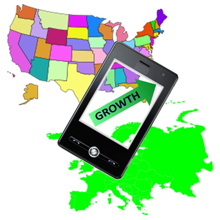 U.S. and Europe Mobile Commerce Growth