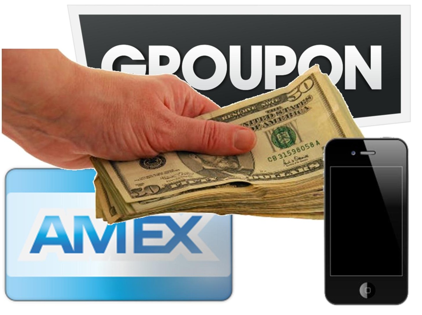 Mobile Payments - Support from Groupon and American Express