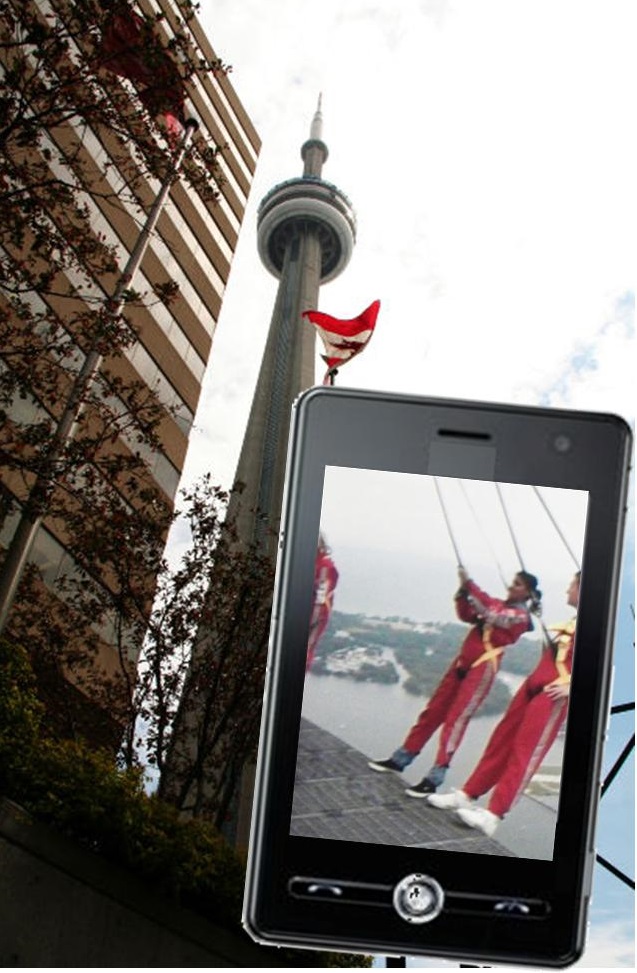 augmented reality CN Tower EdgeWalk