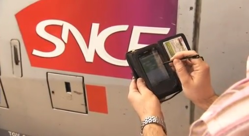 Mobile payments on French trains