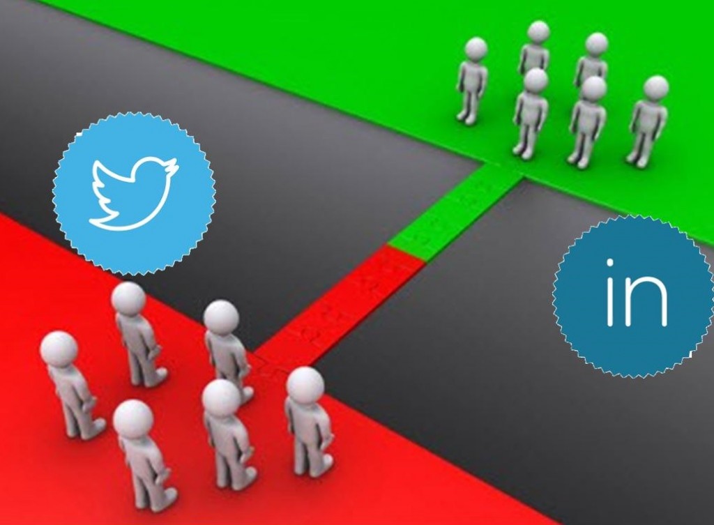 Social Media Marketing - Twitter and LinkedIn differences