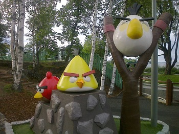 Mobile Gaming - Angry Birds - Image from amusement park