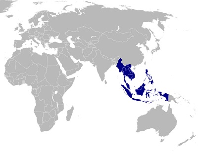 Mobile Commerce - Map of the Association of Southeast Asian Nations