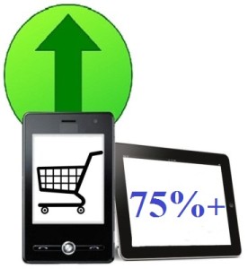 M-Commerce - Higher than 75 percent