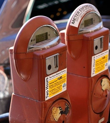 Mobile Security - Image of parking meters