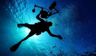 Underwater Augmented Reality - Image of Diver