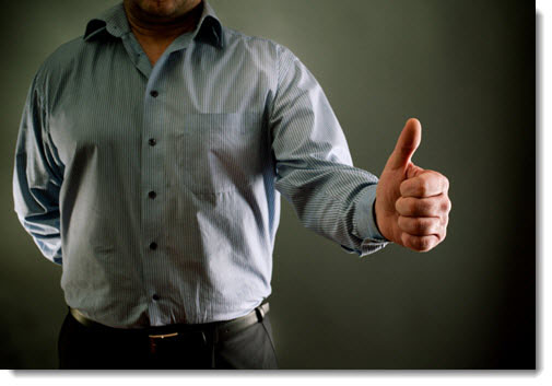 Mobile Security Thumbs Up Mobile Security Thumbs Up