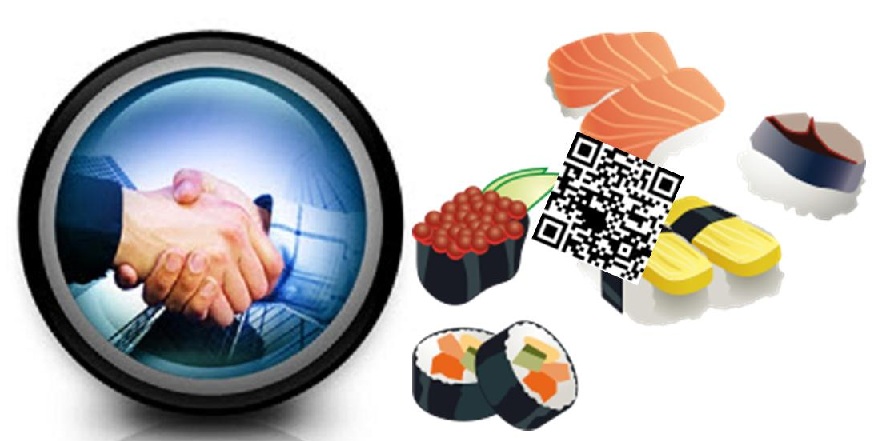 qr codes shushi partnership