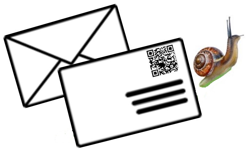 QR Codes on Snail Mail