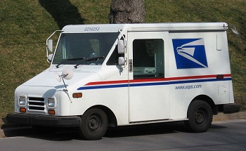 Mobile app - USPS Truck