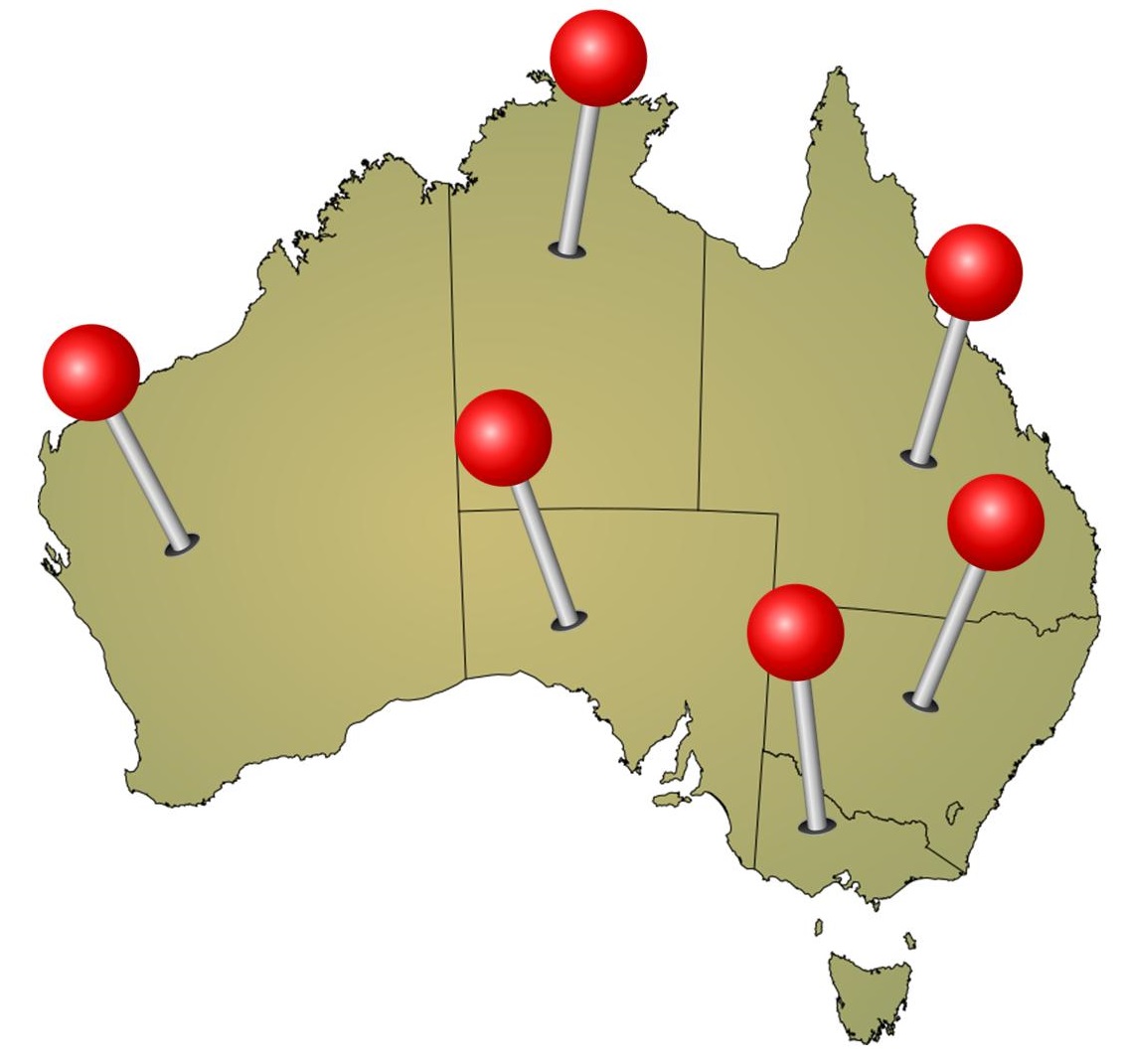 Australia geolocation location based spacial data collection