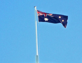 Mobile Technology - Australia Flag Mobile Technology - Australia Flag